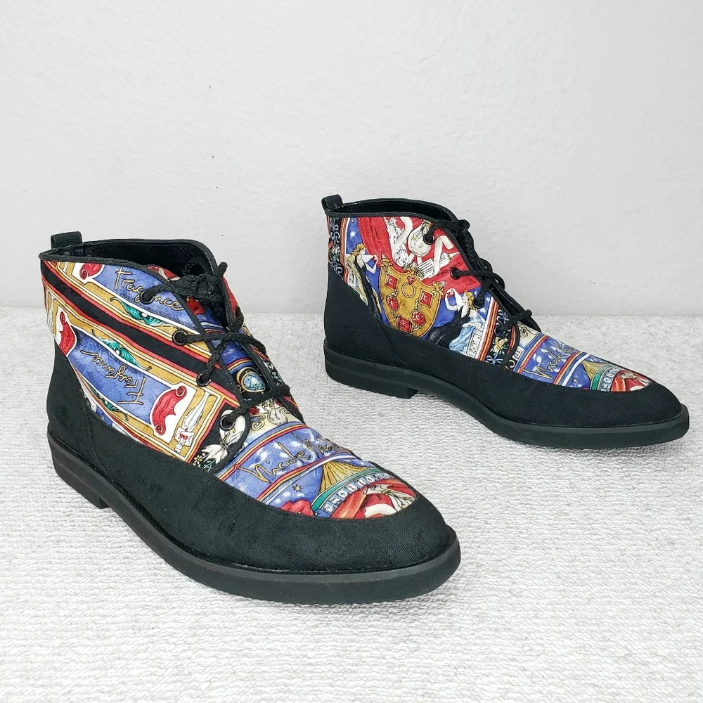 Vintage Stuart Weitzman Nicole Miller Ankle Booties US 6